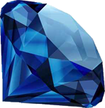Прикраса — кристал Swarovski Sapphire 12
